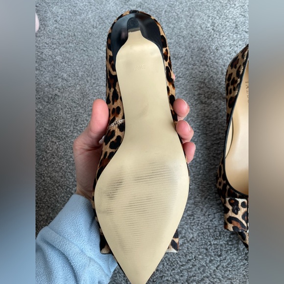 Talbots Dalia Leopard Haircalf Bow Pumps - Picture 3 of 4